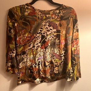 Wild print long sleeve
